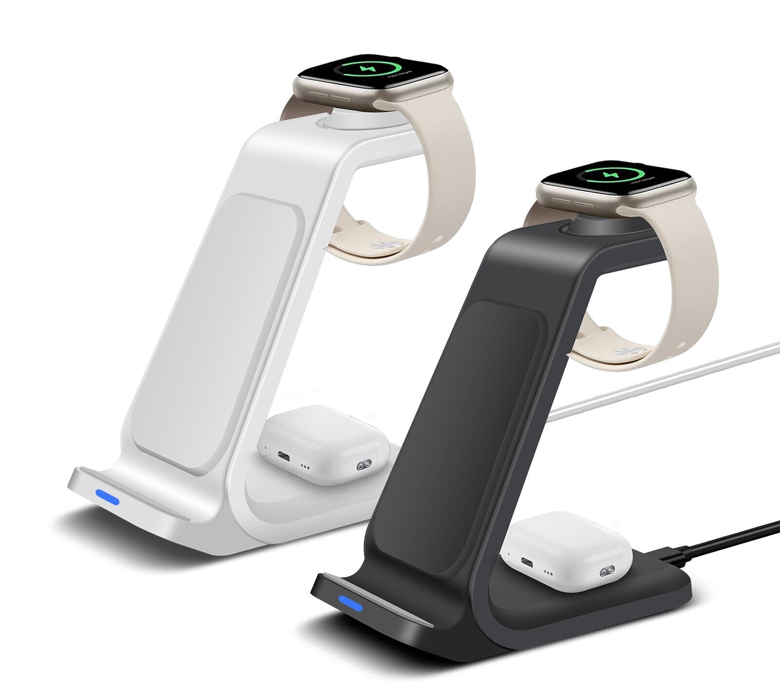 Wireless Charger Dock Charging Station 3 in 1 for Apple Watch Iphone 17 16 15 14