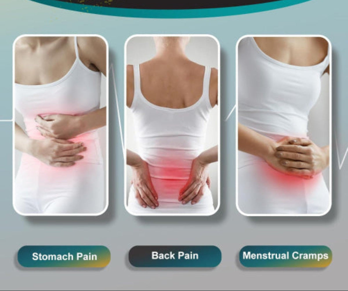 Portable Heating Pad Cordless Period Heating Pad for Cramps Menstrual Heat Pad Electric Rechargeable Battery Included 5000Mah for Long Time Use